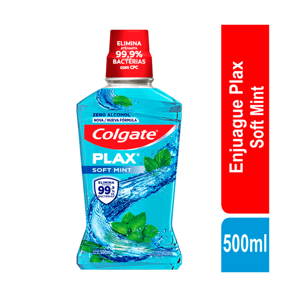 Enjuague Bucal Colgate Plax Soft Mint 500ml
