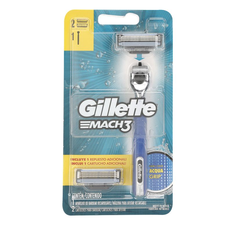 Maquina-Afeitar-Gillette-Mach3-AquaGrip-x-2-und