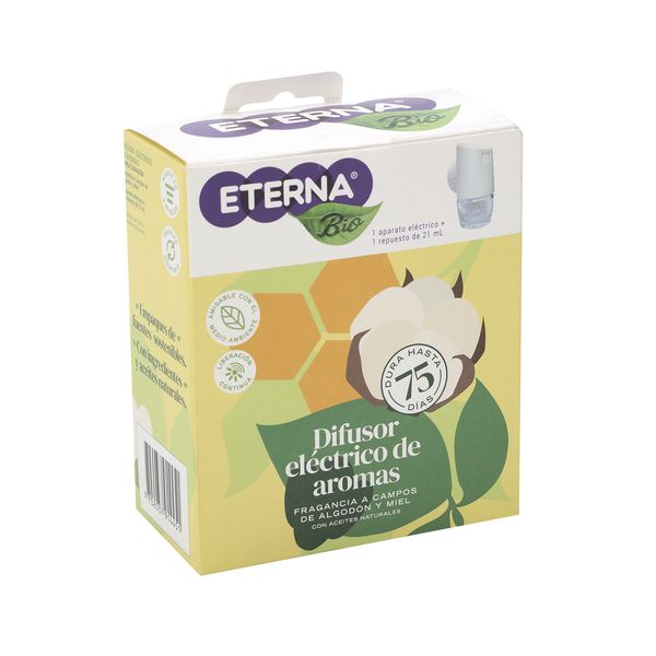 Ambientador Eterna Bio Eléctrico + Repuesto Miel x 21 ML