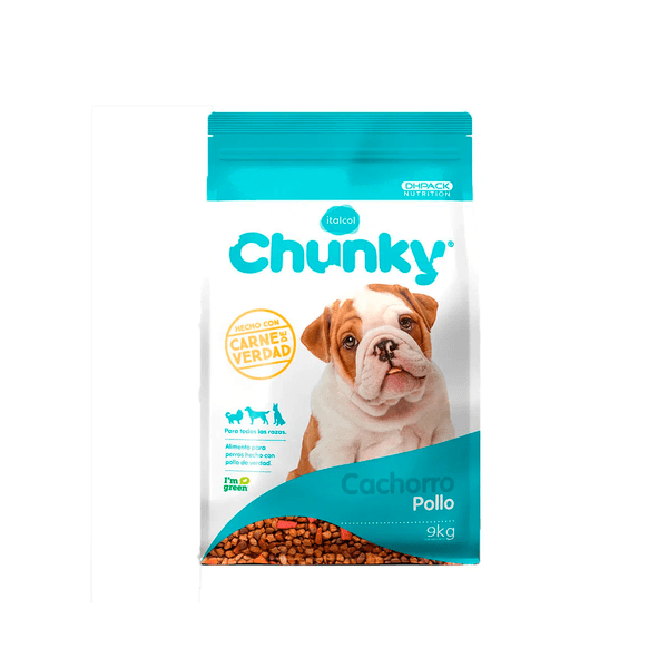 Alimento Perro Chunky Cachorro  X 9 Kg Nuggets