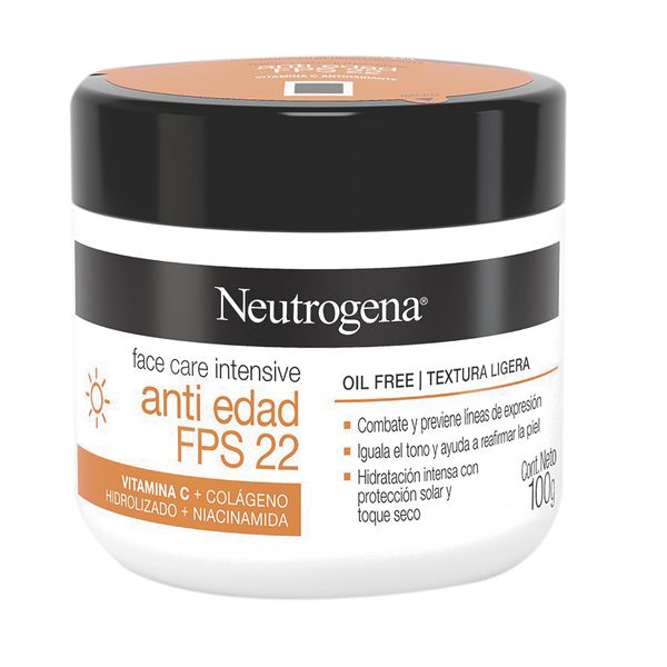 Crema Facial Neutrogena Anti-edad Fps 22 6 x 100 Gr