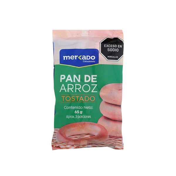 Pan De Arroz Mercado Mini x 65 Gr