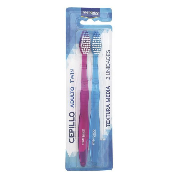 Cepillo Dental Mercado Adulto TW 2 Unidades