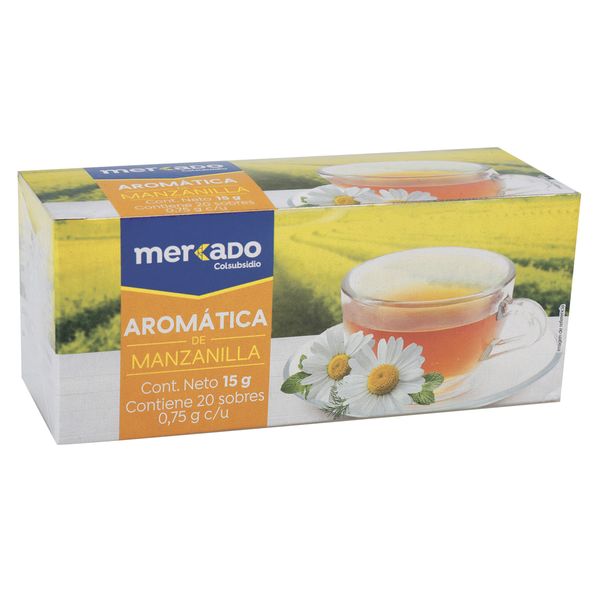 Aromática Mercado Manzanilla Caja x 15 Gr