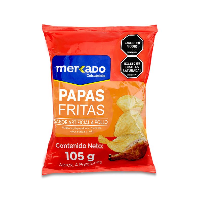 Papas-Lisas-Mercado-Pollo-x-105-G