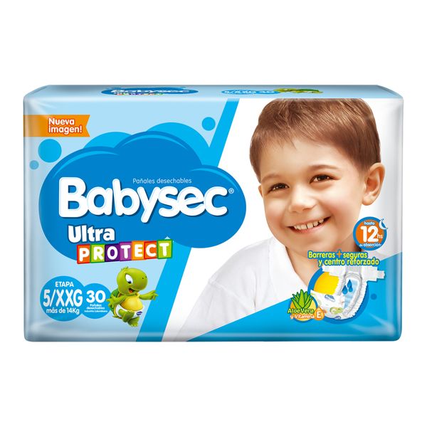Pañal Babysec Ultra Protect Etapa 5 x 30 Unidades