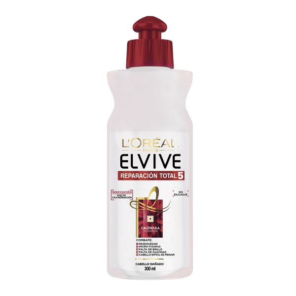 Crema Para Peinar Elvive Reparación Total 5 x 300 ML
