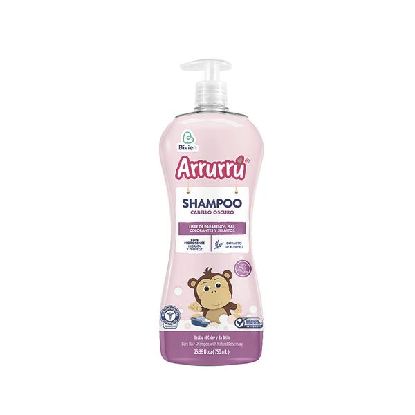 Shampoo Arrurru Cabello Oscuro 750 Ml