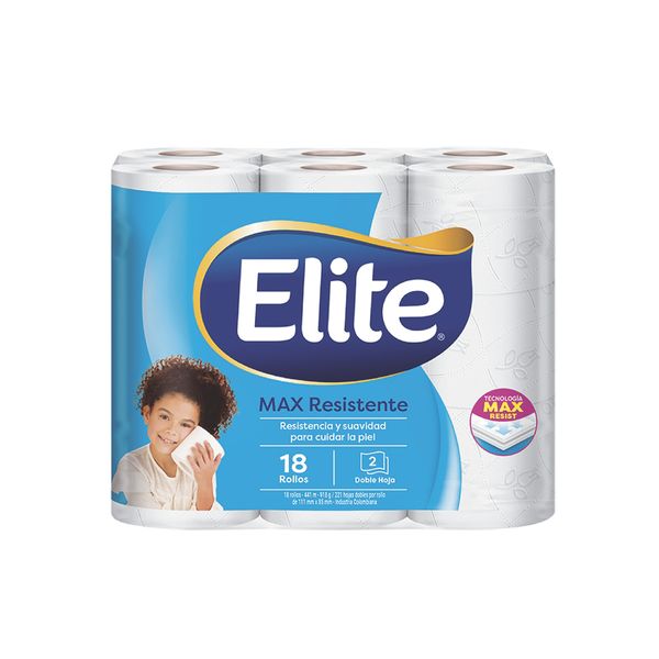 Papel Higiénico Elite Max x 24,5 M 18 Rollos 2 Hojas