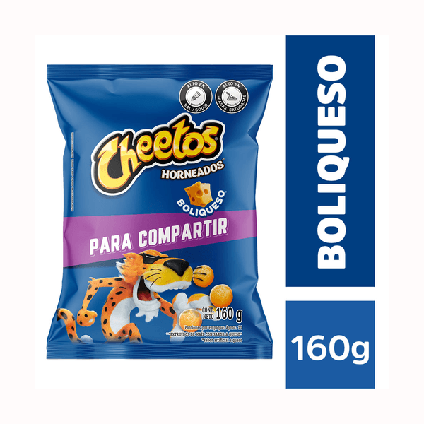 Extruidos De Maíz Boliqueso Cheetos Horneados x 160 G