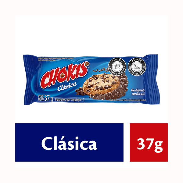 Galletas Chokis Clásica x 6 Und x 37 G c/u