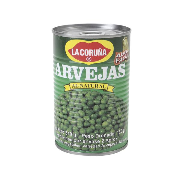 Arveja Al Natural La Coruña x 310 Gr