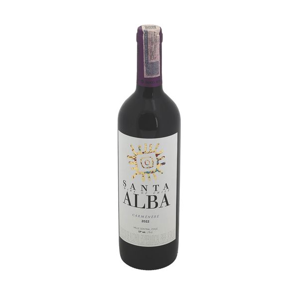 Vino Tinto Carmenere Santa Alba x 750 ML