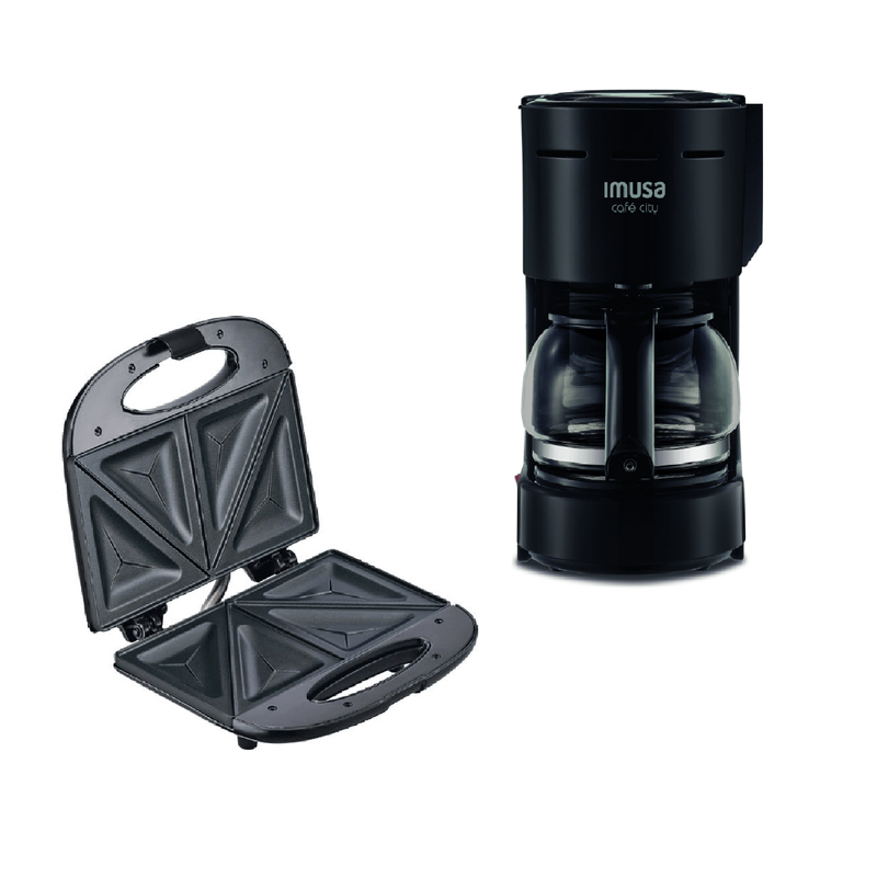 Cafetera Imusa 6 Tazas Cafe City Negra FG3205CO