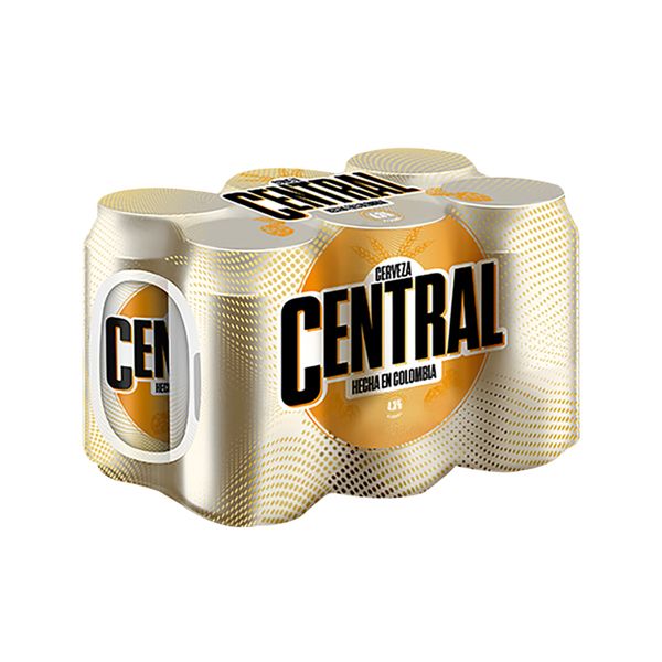 Cerveza Central Sixpack Lata 330 Ml