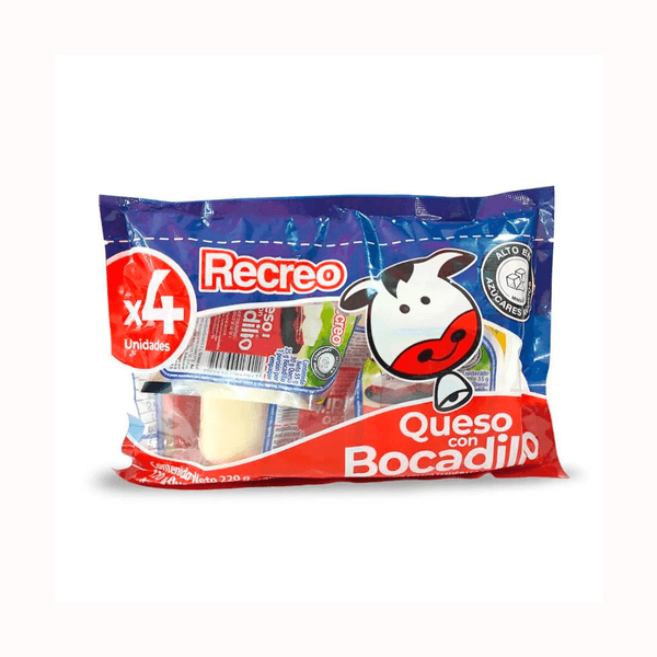 Queso Con Bocadillo De Recreo x 220 Gr