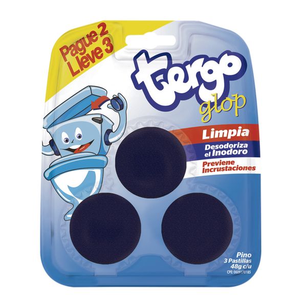 Desinfectante Tergo Glop 48 G Pague 2 Lleve 3 Pino