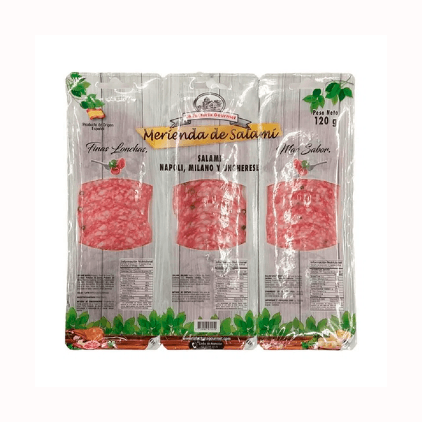 Merienda de Salami La Factoría x 120 Gr