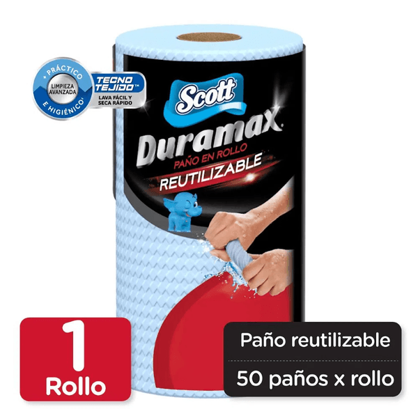Toalla Cocina Scott Duramax Azul 1 Und 50 Hojas