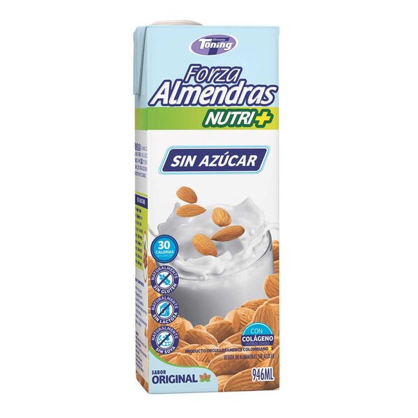 Bebida Forza Almendras Sin Azúcar X 946 Ml