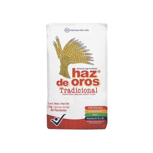 Harina De Trigo Tradicional Haz De Oros x 1000 G