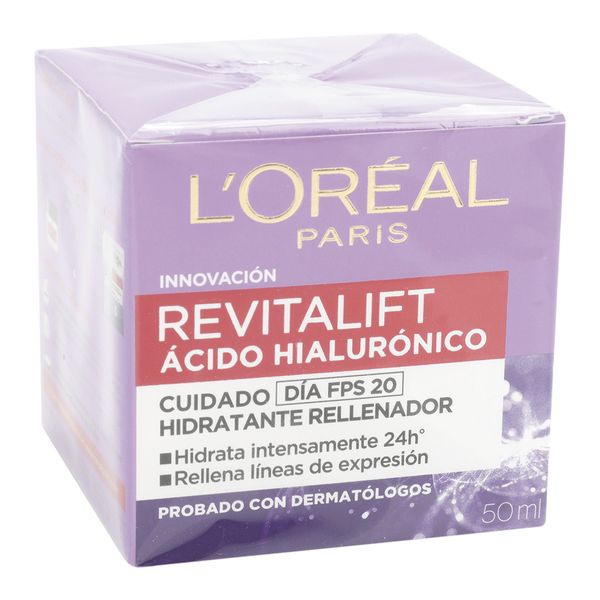 Crema Loreal Revitalif Acido Hialuronico Dia 50 Ml