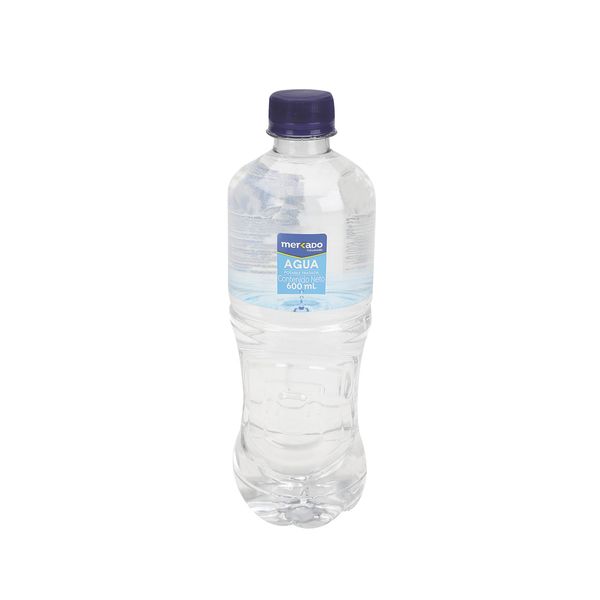 Agua Potable Sin Gas Mercado 600 Ml