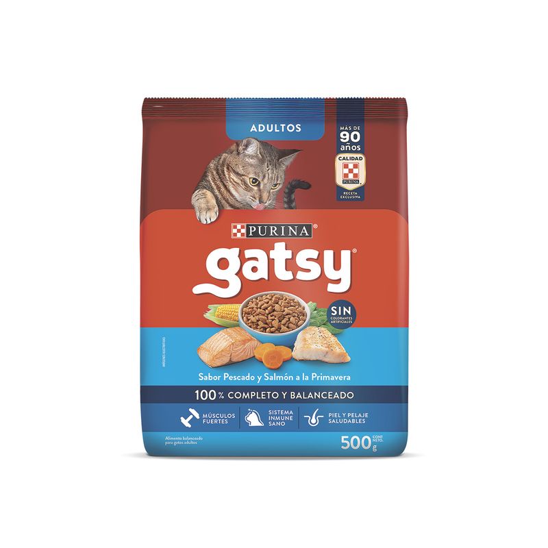 Alimento-Seco-Gato-Gatsy-Pollo-Carne-500-Gr