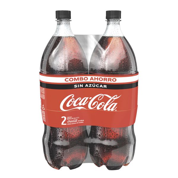 Combo Ahorro 2.5 Lt Coca Cola Zero Pet