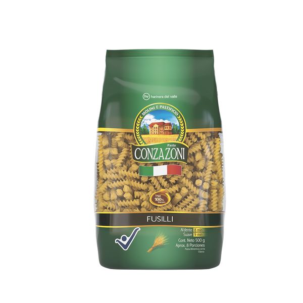 Pasta Conzazoni Fusilli Classiche x 500 G