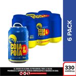 Refajo-Cola---Pola-Lata-Sixpack-Termoencogido-x-330-Ml