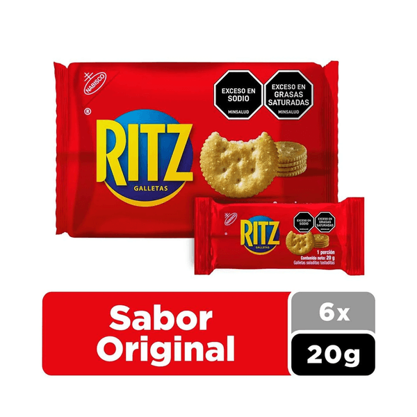 Galletas Ritz Plain x 120 G x 6 Und