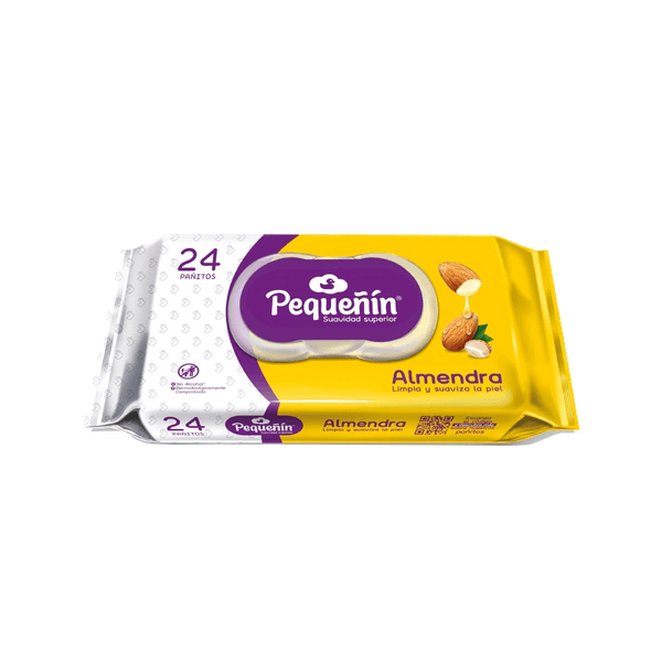 Pañitos Húmedos Pequeñín Almendra 24 Un