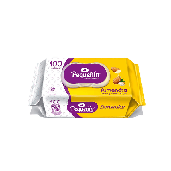 Pañitos Húmedos Pequeñín Almendra 100 Un
