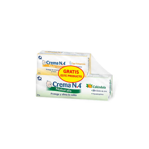 Crema N4 Natural Multi Usos 90 Gr + 30 Gr