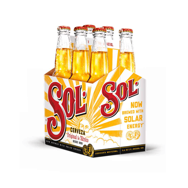Cerveza Sol Sixpack Botella 330 Ml