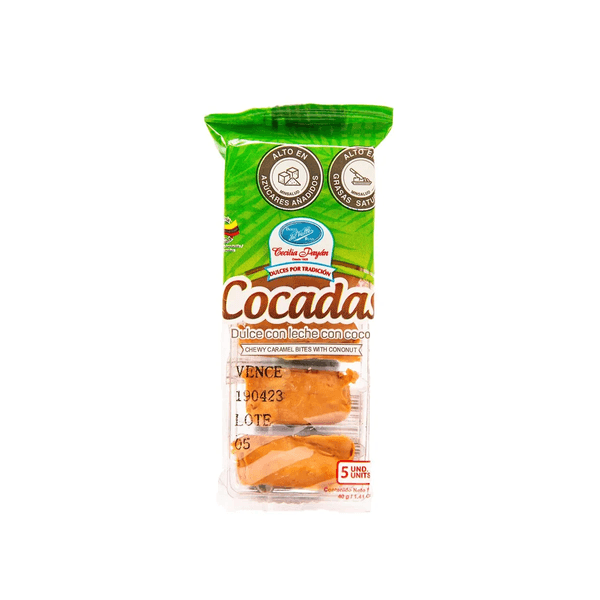 Cocadas Dulces Del Valle 6 Und x 40 G