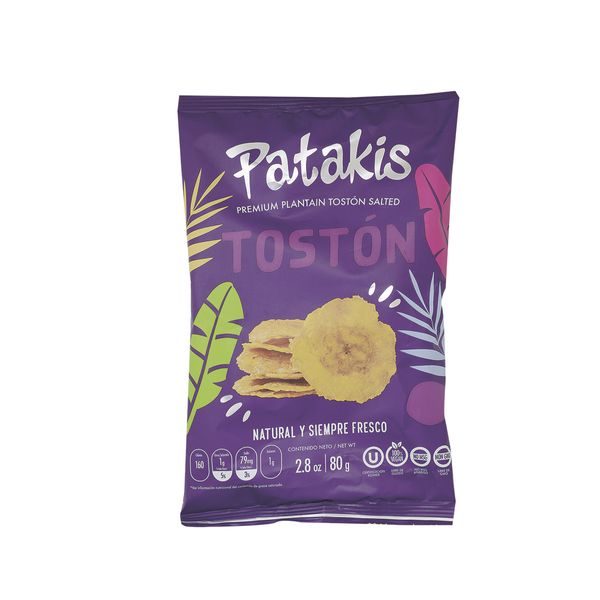 Toston De Plátano Verde Patakis 80 G