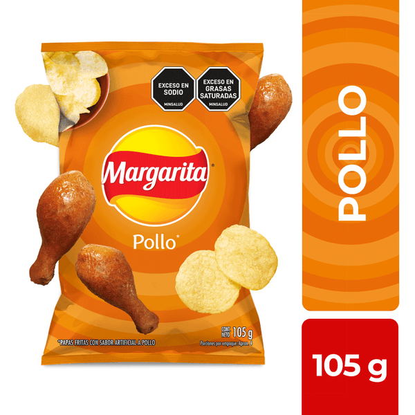 Papas Margarita Pollo x 105 G