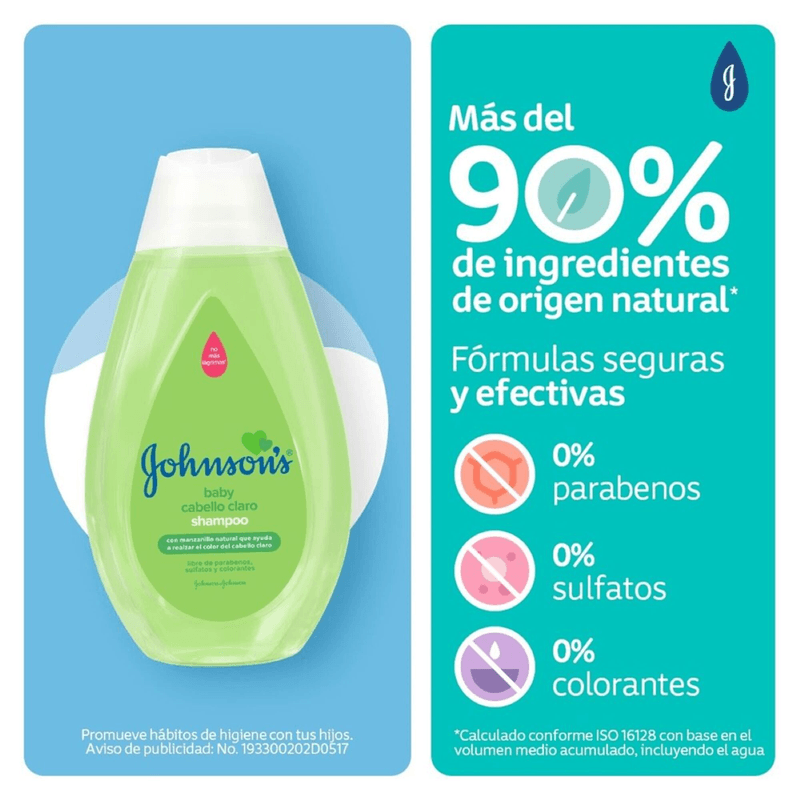 Shampoo-Johnson-s-Baby-Cabello-Claro-x-400ML