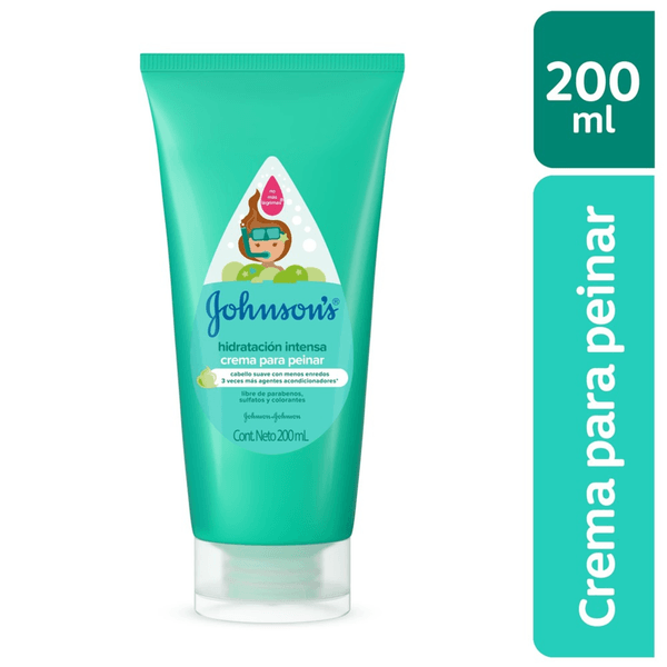 Crema Para Peinar Johnson's Hidratación Intensa x 200 Ml