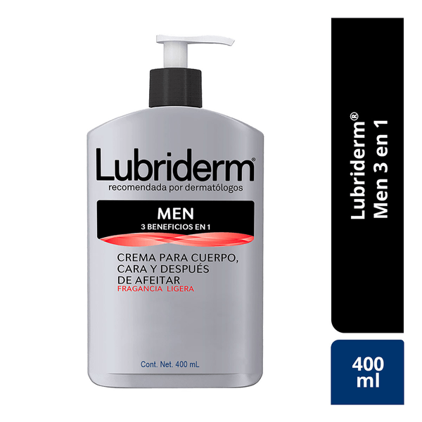 Crema Lubriderm Men's 3 in 1 Lotion x 400 Ml