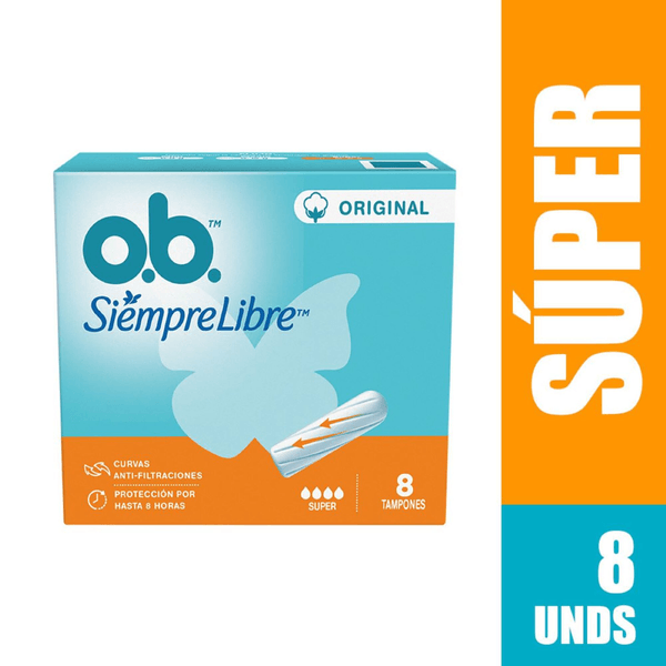 Tampones Ob Original Súper x 8 Unidades