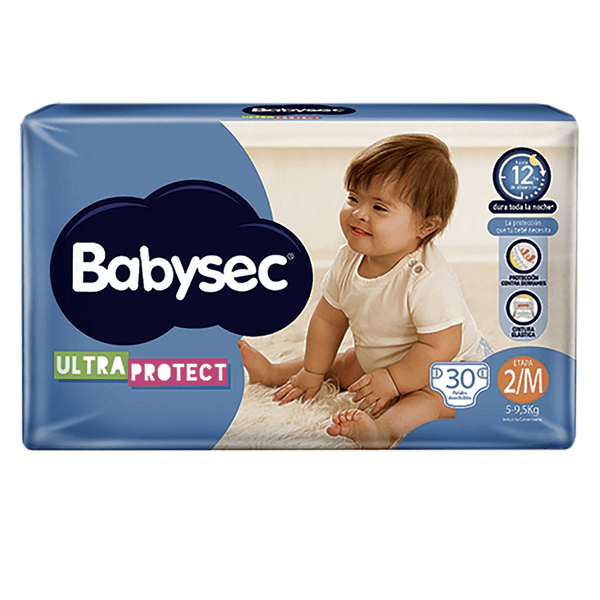 Pañal Babysec Ultraprotect M  30 Und