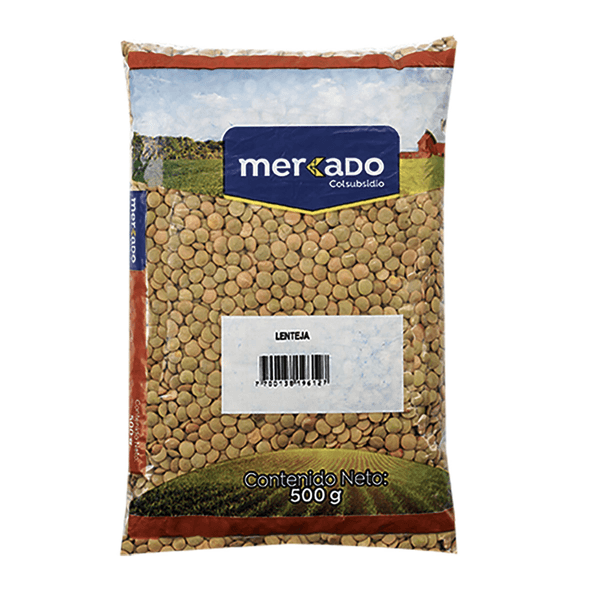 Lenteja MERCADO 500 gr.