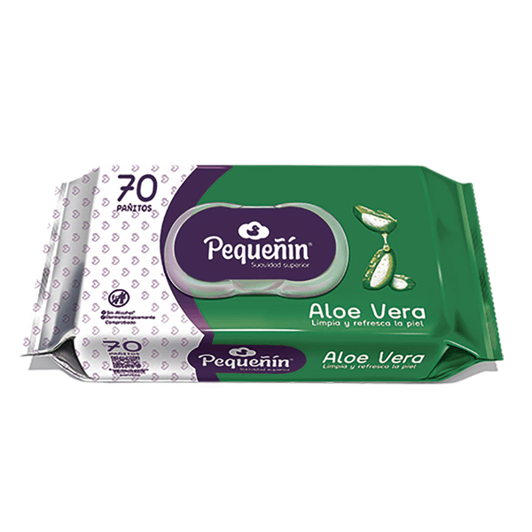 Pañitos Humedos PEQUEÑIN Aloe 70 Und.