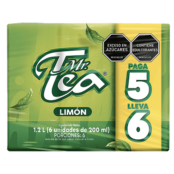 Oferta MR. TEA Limon 200 ml. X 6 Und.