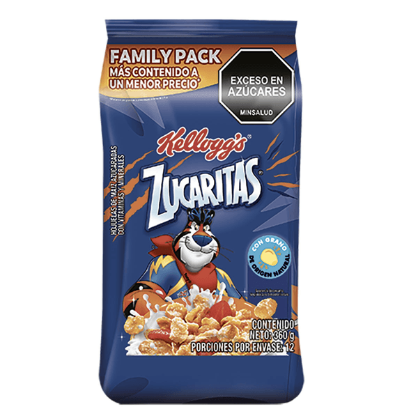 Cereal Zucaritas KELLOGGS Bolsa 360 gr.