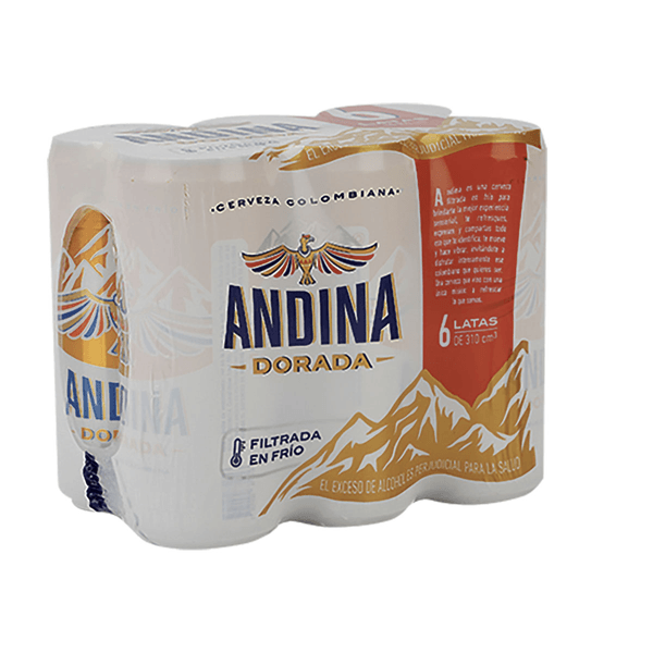 Cerveza ANDINA Lata 310 ml X 6 Und.