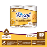 Toalla-Cocina-ROSAL-Absorbente-Grasa-80-Hojas-X-2-und.